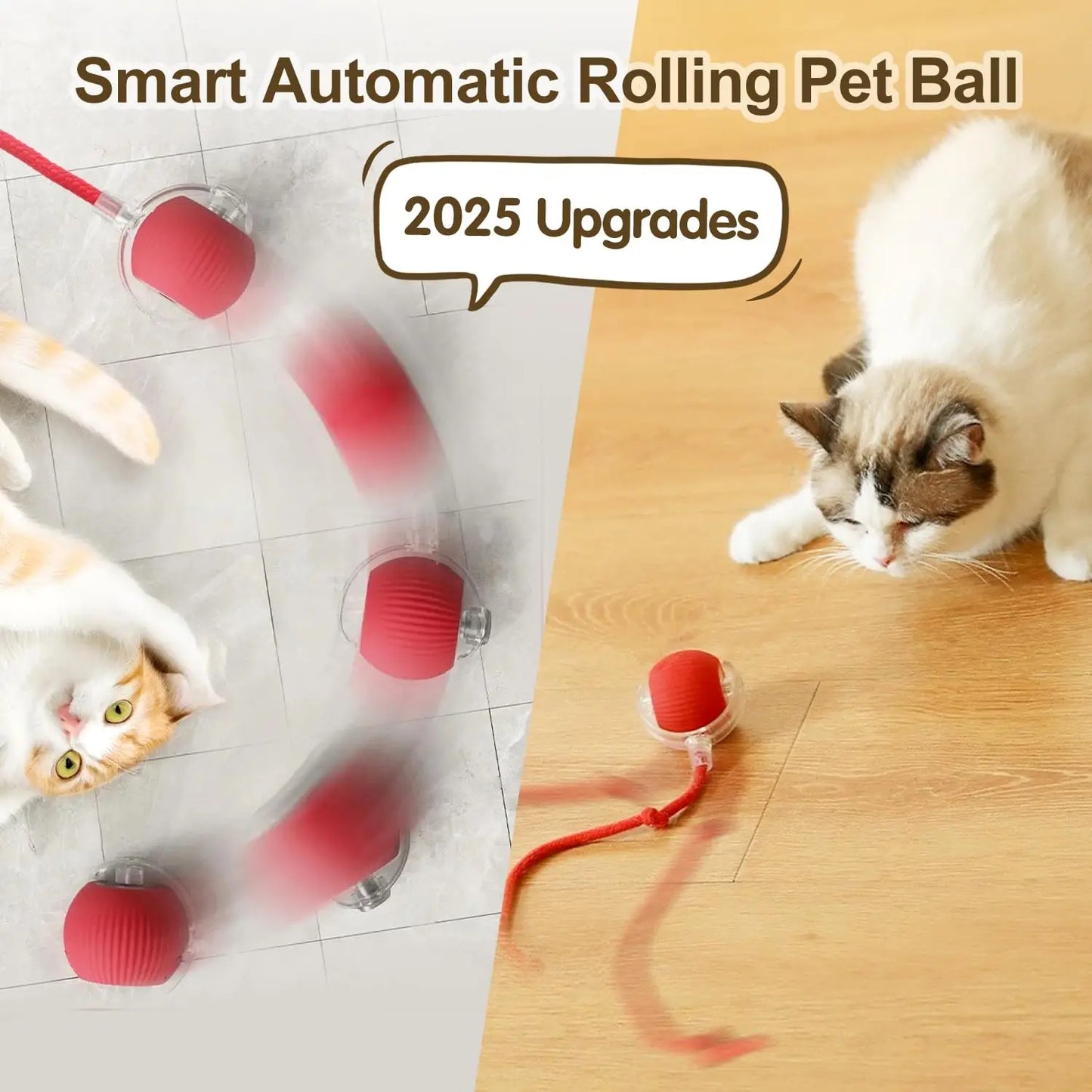 Balle intéractive pour chien & chat